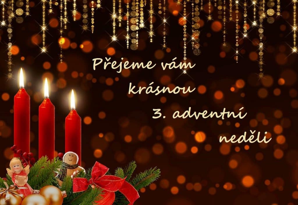 3. adventní neděle- přáníčko.