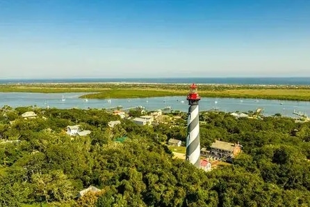 Ostrov Anastasia na Floridě.